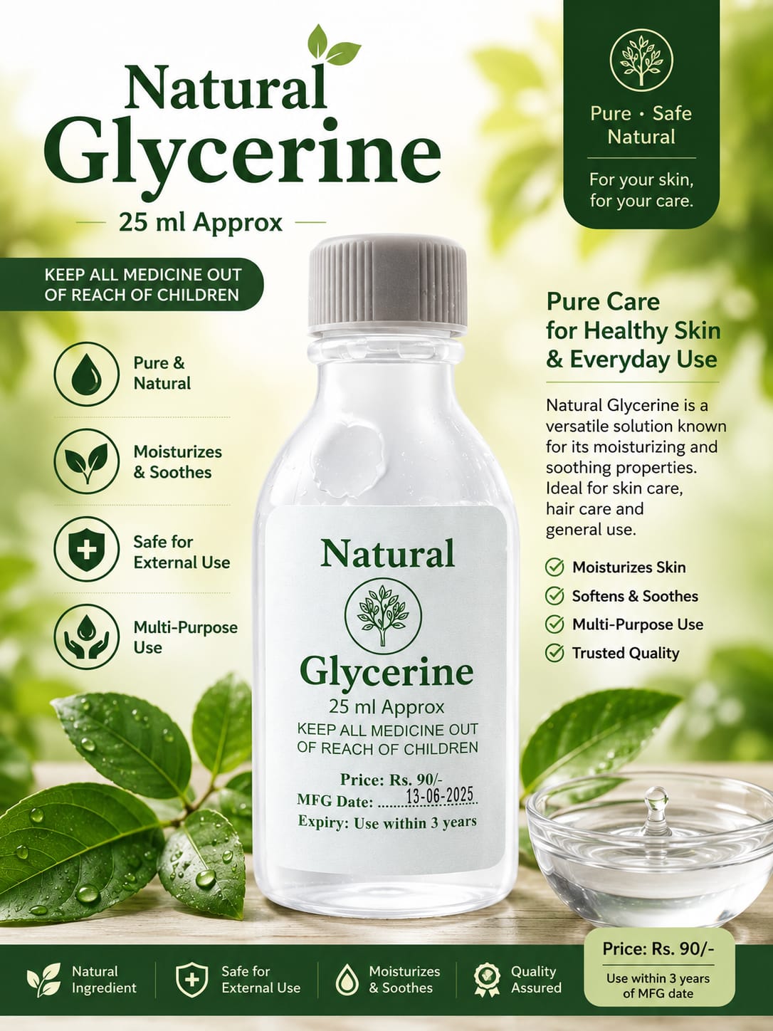 Natural Pure Glycerine
