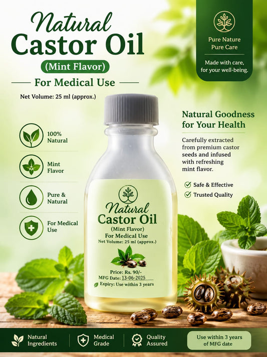 Natural Castor Oil (Mint Flavor)