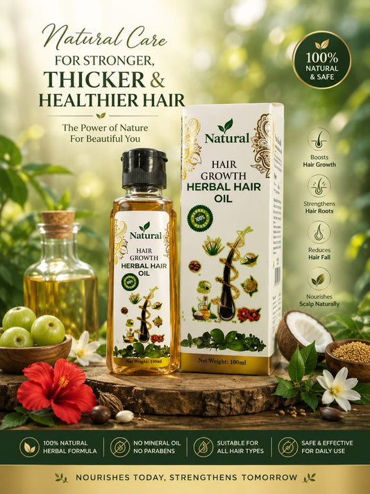 Natural Hair Growth Herbal Hair Oil